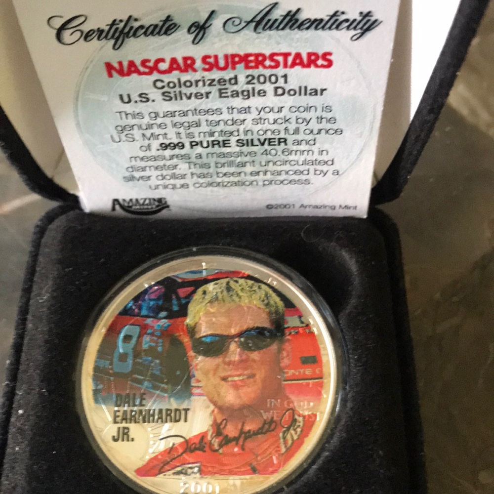 Dale Earnhardt Jr silver dollar
